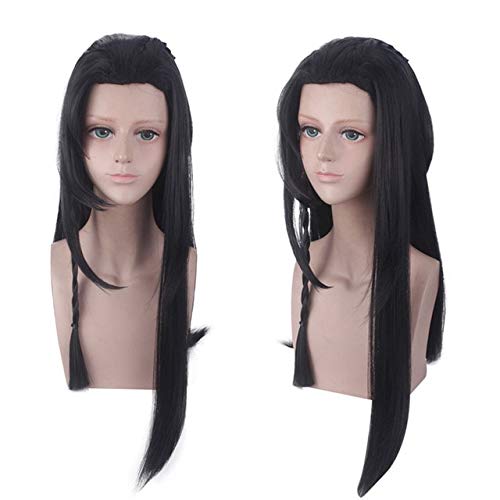 Tian Guan Ci Fu Hua Cheng Cosplay Kostüm Perücke Synthetisches Haar Halloween Party Hua Cheng rot Cosplay Kostüm Kleid M 165-170cm Hua Cheng Perücke 533 von GJBXP