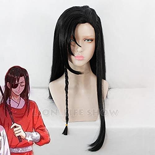 Tian Guan Ci Fu Xie Lian Hua Cheng Cosplay Perücke Haarknoten Ancient Widow & # 39s Spitze BL Novel Sa One Size 2 von GJBXP