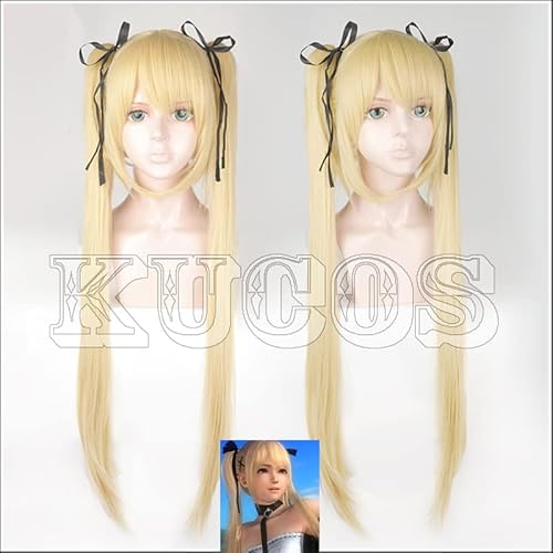 Tot oder lebendig Marie Rose Blond gestylte Cosplay Perücke Mit Chip Pferdeschwanz + Kostenloses Schwarzes Band + Kostenlose Perückenkappe Tot Oder Lebendig wie das Bild Tot oder lebendig Marie Rose Blond gestylte Cosplay Perücke Mit Chip Pferdeschwanz + Kostenloses Schwarzes Band + Kostenlose Perückenkappe Tot Oder Lebendig wie das Bild von GJBXP