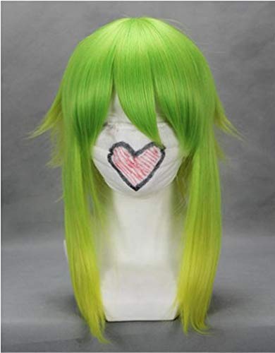 Vocaloid Gumi 35cm / 14"Goldgrün Ombre Kurz geschichtet Flauschiges Synthetisches Haar Cosplay Perücken + Perückenkappe One Size wie das Bild zeigt Vocaloid Gumi 35cm / 14"Goldgrün Ombre Kurz geschichtet Flauschiges Synthetisches Haar Cosplay Perücken + Perückenkappe One Size wie das Bild zeigt von GJBXP