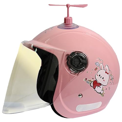 DOT/ECE-Zertifizierter Kinder-Motorradhelm, Universell Für Alle Jahreszeiten, Halbhelm Mit Bambus-Libelle, 3/4-Motorradhelm Mit Sonnenblende, Leichter Motorradhelm C,48-56cm DOT/ECE-Zertifizierter Kinder-Motorradhelm, Universell Für Alle Jahreszeiten, Halbhelm Mit Bambus-Libelle, 3/4-Motorradhelm Mit Sonnenblende, Leichter Motorradhelm C,48-56cm von GJCKOPIUFA