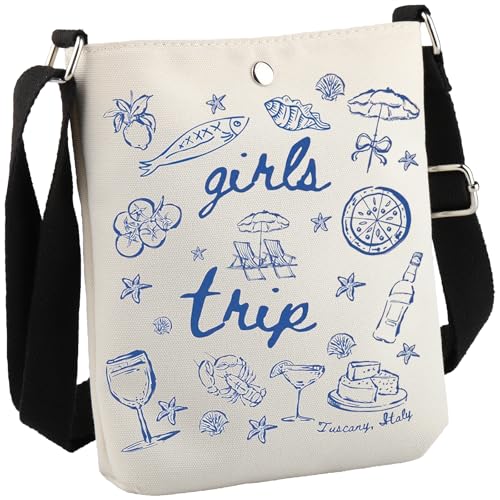 GJTIM Italien Bachelorette Trip Geschenk Toscana Italia Souvenir Toskana Italien Reise Crossbody Tasche für Italien Reisende, Tuscany Cb, Multifunktional: von GJTIM