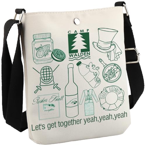 Hallie & Parker Fangeschenk 90er Jahre Movie Merch Let's Get Together Yeah Summer Camp Umhängetasche, Let's Get Cb, Multifunktional: von GJTIM
