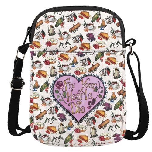 TV-Show-Merchandise-Regisseur David-Fans Geschenk Fix Your Heart Or Die Crossbody-Tasche für 90er-Jahre-TV-Serien-Liebhaber, Fix Your Heart CR, Multifunktional: TV-Show-Merchandise-Regisseur David-Fans Geschenk Fix Your Heart Or Die Crossbody-Tasche für 90er-Jahre-TV-Serien-Liebhaber, Fix Your Heart CR, Multifunktional: von GJTIM