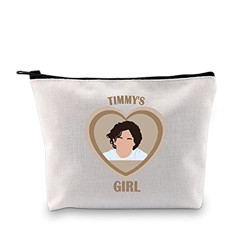 Timothee Fans Geschenk Timmy's Girl Reißverschlusstasche für Chalamet Fandom Mädchen, Timmy’s Girl Makeup, Medium, von GJTIM