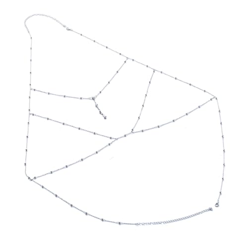 1 STÜCKE Multi schicht Hängenden Hals Stil Legierung Perle Damen Körper Kette Schmuck von GKJHTED