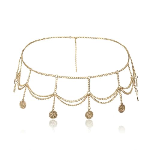 1 Stück Boho Multi-Level Gold Farbe Münze Pe 1 Stück Boho Multi-Level Gold Farbe Münze Pe von GKJHTED