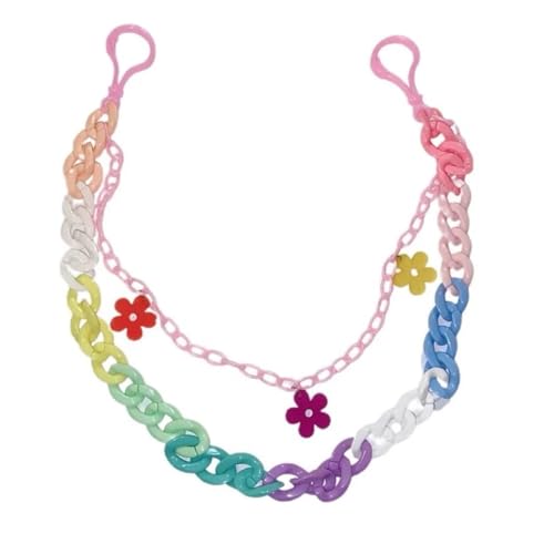 1PCS Hip-Hop Schlüsselanhänger Hose Hose Regenbogen Harz hängen Wind abnehmbare Bauch Taille Frauen Männer von GKJHTED