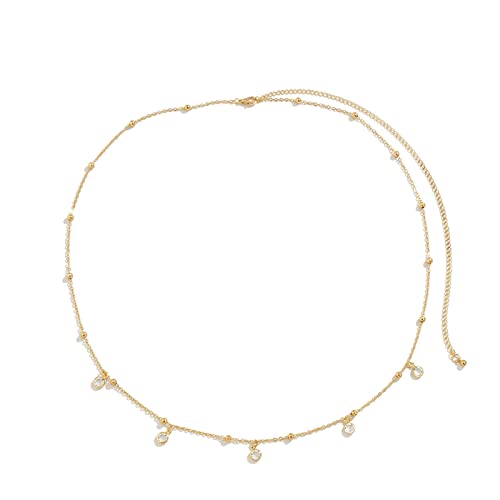 Damen Taillenkette Silber Goud Body Be von GKJHTED