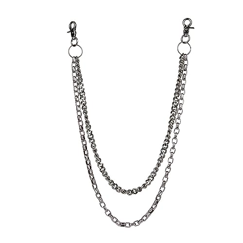 Herren Krawatte Doppellagige Hosenkette Hip Hop Jeans Taillenkette für Business Hochzeit Herren Krawatte Doppellagige Hosenkette Hip Hop Jeans Taillenkette für Business Hochzeit von GKJHTED