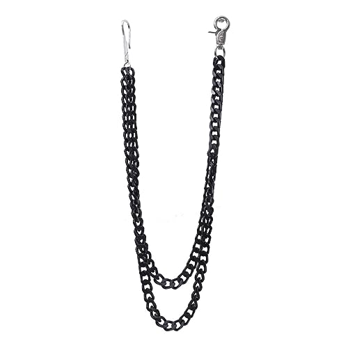 Herren Krawatte Jeanskette Jeans Charms Schlichte Schößchen Taillenkette Schwarz für Business Hochzeit Herren Krawatte Jeanskette Jeans Charms Schlichte Schößchen Taillenkette Schwarz für Business Hochzeit von GKJHTED