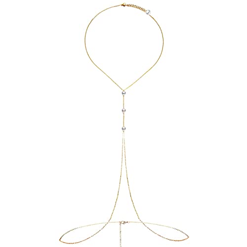 Körperketten Edelstahl Taillenkette Hals Körper Bauch Taillenkette Für Frauen Taillenkette Strand Bauch Körperschmuck Körperketten Edelstahl Taillenkette Hals Körper Bauch Taillenkette Für Frauen Taillenkette Strand Bauch Körperschmuck von GKJHTED