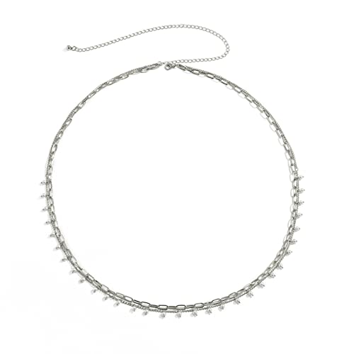 Modische Taillenkette für Damen, Silber Modische Taillenkette für Damen, Silber von GKJHTED
