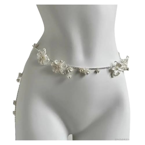 Retro-Mehrschicht-Perlen-Taillenkettengürtel für Damen – Stilvolles Körperschmuck-Accessoire für Partys und Freizeitkleidung für Strandmädch von GKJHTED
