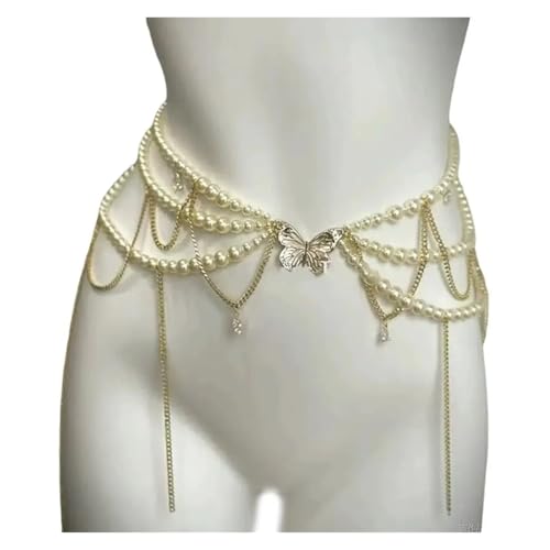 Retro-Mehrschicht-Perlen-Taillenkettengürtel für Damen – Stilvolles Körperschmuck-Accessoire für Partys und Freizeitkleidung für Strandmädch Retro-Mehrschicht-Perlen-Taillenkettengürtel für Damen – Stilvolles Körperschmuck-Accessoire für Partys und Freizeitkleidung für Strandmädch von GKJHTED