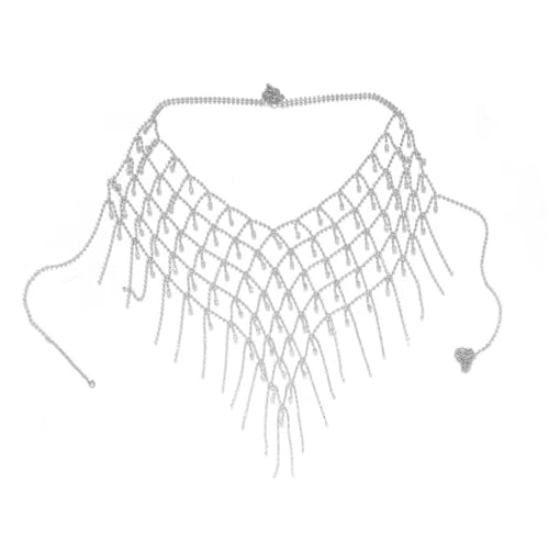 STÜCKE Grid Quaste Wassertropfen Stil Strass Brust Nachtclub Damen Körper Kette Schmuck STÜCKE Grid Quaste Wassertropfen Stil Strass Brust Nachtclub Damen Körper Kette Schmuck von GKJHTED