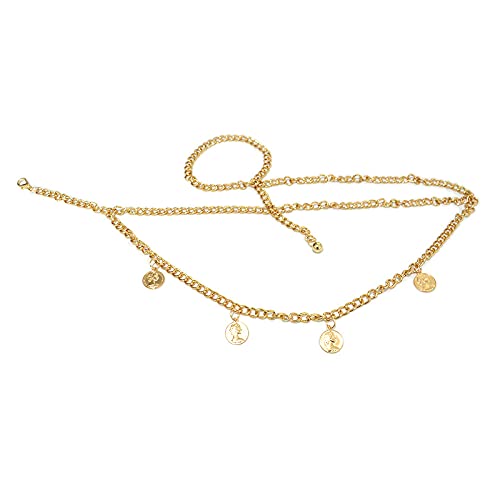 Schönheit Kopf Taille Kette Metall Taille Cha Schönheit Kopf Taille Kette Metall Taille Cha von GKJHTED
