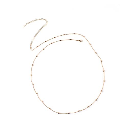 Taillenkette mit Perlendekor, Bauchkette für den Strand, für Frauen, Party, Ankleiden, Schmuck, Zubehör von GKJHTED