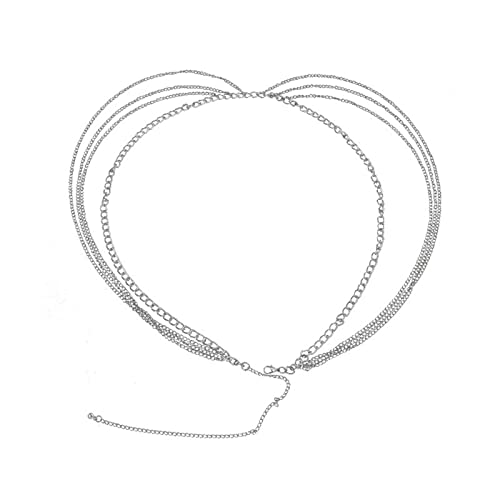 Taillenketten für Damen Silber Gold Body von GKJHTED