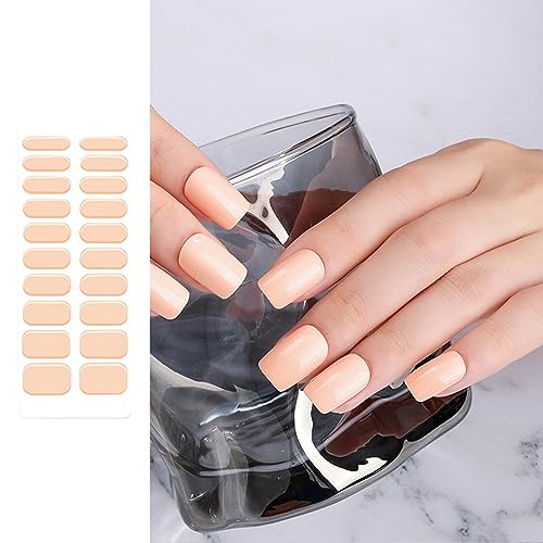 20pcs Klebstoff Full Wrap Gel Nail Art Aufkleber Wasserdichte Wrap Semi Cured Polnische Streifen Aufkleber Pediküre Starter Kits Weihnachten Thanksgiving Glitter UV Erforderlich von GKYQVE
