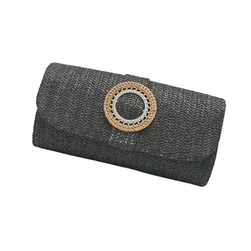 Abend Handtasche Summers Strand Schulter Crossbody Tasche Gewebt Umschlag Strohhalm Geldbörse Für Frauen Sommerstrand von GKYQVE