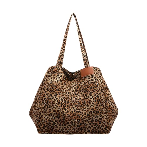 Animal Dots Print Canvas Umhängetasche Für Frauen Multifunktionale Achselhänder Für Die Tägliche Pendlerschule Und Reisen Lässig Käufertasche von GKYQVE