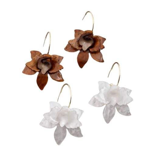 Anspruchsvolle Blumenohrringe Anspruchsvolle Gardenias Blumenohrringe Für Partys Und Freizeit Outfits Modeaccessoires von GKYQVE