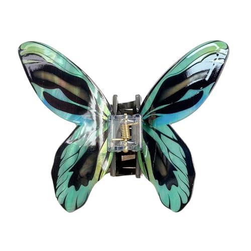 Bunte Schmetterlings-Haarspange, elegante Damen-Haarspange, Federklemme, Kopfbedeckung, Temperament-Haarspange von GKYQVE