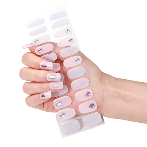 Cured Gels Nails Strips Französische Stile Aufkleber Bronzing Polnisch Wrap Art Cured Wraps Bronzing Für Party von GKYQVE