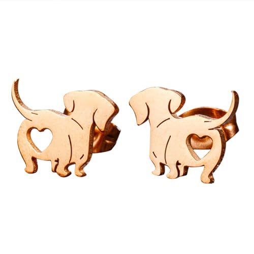 Dachshund Bolzen Ohrring Einzigartige Tiermode Ohrschmuck Blatthundstifte Legierungstextur Für Tägliche Ohrringe Dachshund Bolzen Ohrring Einzigartige Tiermode Ohrschmuck Blatthundstifte Legierungstextur Für Tägliche Ohrringe von GKYQVE