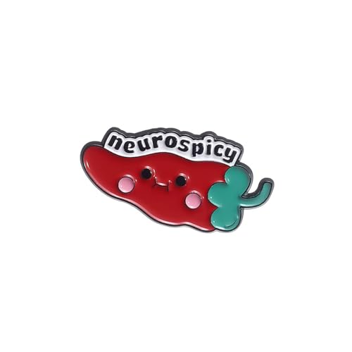 Einzigartige Regenbogen Chilis Pin Eviadge Lteel Badge Accessoire Verleiht Bags Caps Und Jackets Einzigartige Persönlichkeit Persönlichkeit von GKYQVE