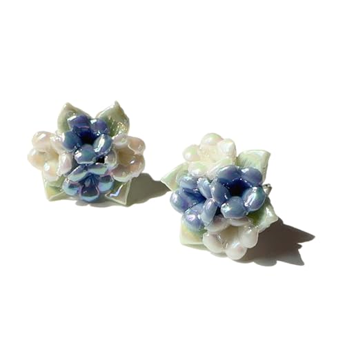 Elegante Porzellanblütenstollen Ohrringe Für Damen Vintage Charm Blumenförmige Ohrringe Feminine Keramikschmuck Antiquitätenstil Elegante Porzellanblütenstollen Ohrringe Für Damen Vintage Charm Blumenförmige Ohrringe Feminine Keramikschmuck Antiquitätenstil von GKYQVE