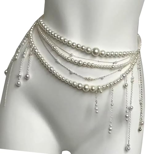 Elegante Quasten Florale Perlengeschälte Taillenkette Mehrschichtiger Körperkette Dekorative Bauchdekoration Für Modestürme Frauen Taille Dekoration Elegante Quasten Florale Perlengeschälte Taillenkette Mehrschichtiger Körperkette Dekorative Bauchdekoration Für Modestürme Frauen Taille Dekoration von GKYQVE