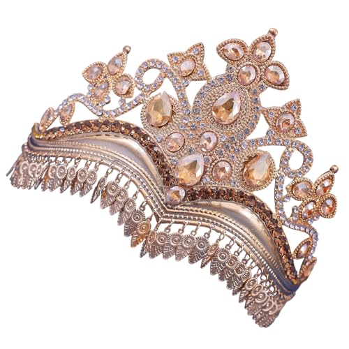 Elegante Strasssteine ​​Tiaras Stylische Hochzeitshaarzubehör Für Verstellbare Braut Kopfbedeckung Mode Schmuck Mode Brautschmuck von GKYQVE