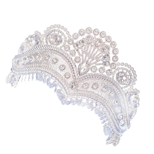 Elegante Strasssteine ​​Tiaras Stylische Hochzeitshaarzubehör Für Verstellbare Braut Kopfbedeckung Mode Schmuck Mode Brautschmuck von GKYQVE