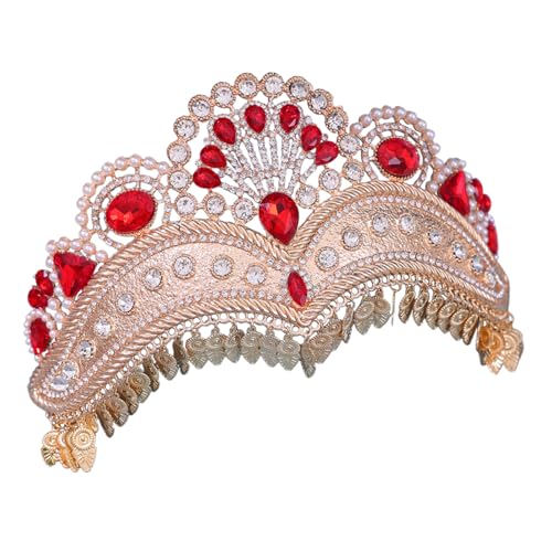 Elegante Strasssteine ​​Tiaras Stylische Hochzeitshaarzubehör Für Verstellbare Braut Kopfbedeckung Mode Schmuck Mode Brautschmuck von GKYQVE
