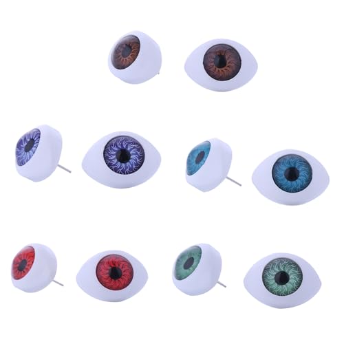 Eye Förmige Ohrring Set Für Frauen 5 Paar Einzigartige Modeschstene Ohrringe Set Schmuckzubehör Study Harzmaterial Modet von GKYQVE