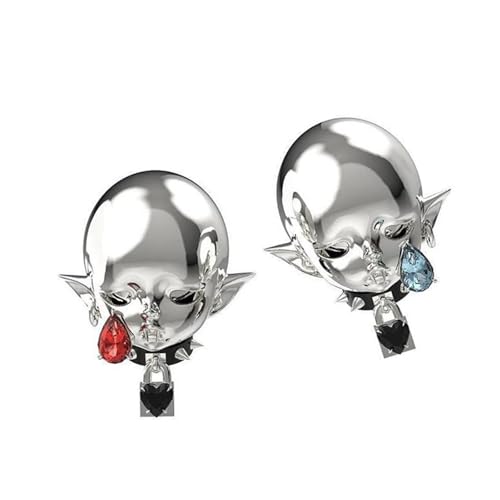 Fashion Devil Alloy Ohrringe Multifauntal Ohrschmuck Persönlichkeit Ohrstifte Für Moderne Teenager Und Trendliebhaber Konzertschmuck Geeignet von GKYQVE