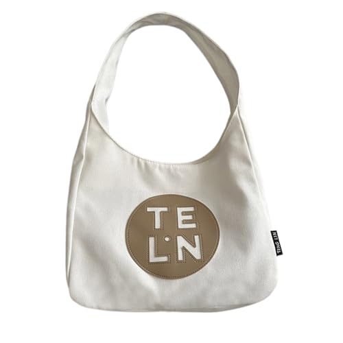 Frauen Tasche Mit Großer Kapazität Schulter Ästhetik Achsel Unterarm Teenager Schulpendelbriefbrief Handtasche Große Kapazität Schulterbrief Ästhetische Handtasche Unterarm von GKYQVE