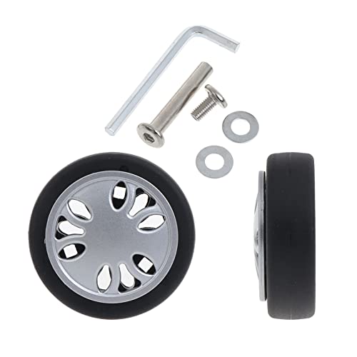 GKYQVE 1pc Schwenkgepäck Koffer Rad Reparaturzubehör Tragbares Reisegepäck Austausch Für Frauen Ersatzschwenk von GKYQVE