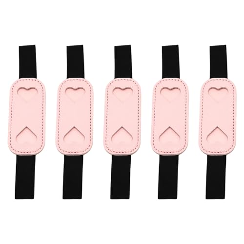 GKYQVE 5pcs Verstellbarer Stiftkoffer Mit Elastischen Band Multifunktional Lederbeutel Für Hardcover Journal Notebook Planer Verstellbares Bindemittelband von GKYQVE