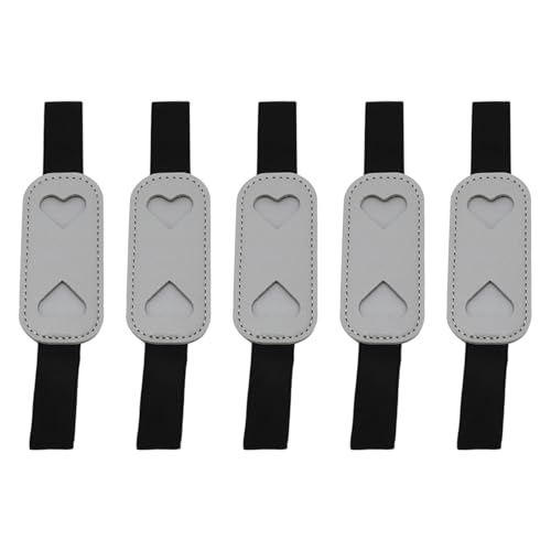 GKYQVE 5pcs Verstellbarer Stiftkoffer Mit Elastischen Band Multifunktional Lederbeutel Für Hardcover Journal Notebook Planer Verstellbares Bindemittelband von GKYQVE