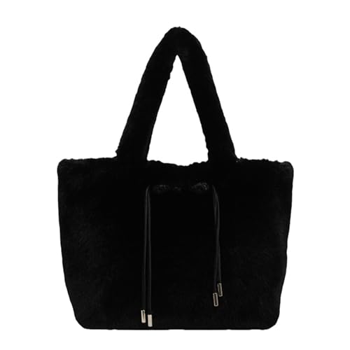 GKYQVE Ästhetische Frauen Plüsch Tasche Für Frauen Bequeme Fuzzy Umhängetasche Für Winter Mode Unterarm Taschen Abend Geldbeutel Modehandtasche von GKYQVE