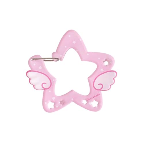 GKYQVE Acrylflügel/Sternform Carabiner Multifunktionaler Rucksack Anhänger Schlüsselbeutel Charme Accessoires Für Frauen Girls Outdoor Keyring Haken von GKYQVE