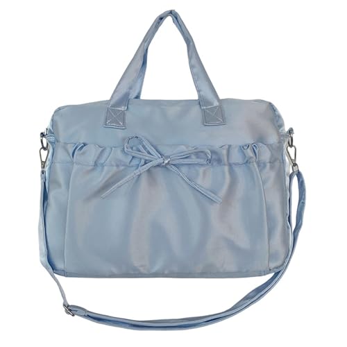 GKYQVE Auffällige Faltenhandtaschen Umhängetasche Ästhetische Oberhandpackung Taschen Nylon Crossbody Geldbörse Für Tägliche Und Schulische Schwarze Handtasche von GKYQVE