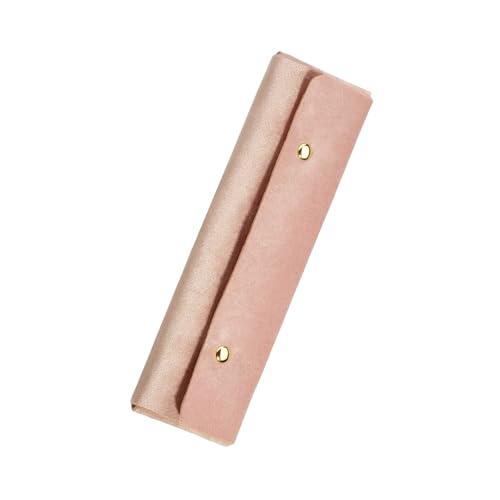 GKYQVE Bequemer Magnetverschluss Halskette Anhänger Organizer Frauen Schmuck Aufbewahrungsbeutel Falten Armband Perlenhalter Schmuck Schutz Beutel von GKYQVE