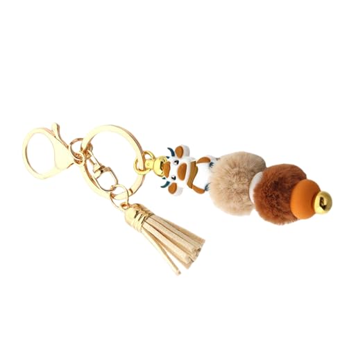 GKYQVE Cartoon Kuhschlüsselkette Mit Quasten Silikonperlen Tierzauber Keyring Handgefertigtes Schlüsselhalter Zubehör Für Den Täglichen Gebrauch Silikonperlenschlüsselkette GKYQVE Cartoon Kuhschlüsselkette Mit Quasten Silikonperlen Tierzauber Keyring Handgefertigtes Schlüsselhalter Zubehör Für Den Täglichen Gebrauch Silikonperlenschlüsselkette von GKYQVE