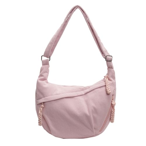 GKYQVE Casual Cord Umhängetasche Mit Geräumiger Innenausstattung Crossbody Tasche Satchel Für Telefonbrieftasche Und Essentielle Unisex Messenger Tasche von GKYQVE