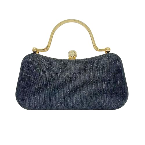 GKYQVE Damenabend Umkruppte Tasche Crossbody Seuchende Handtasche Elegante Kettenmodetschulter Für Party Prom Frauen Ketten Schulter Clutch Seuchter Kreuzkörper Kleine Geldbörse von GKYQVE