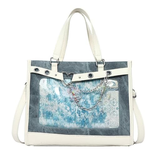 GKYQVE Delicate Itabag Clear Fenster Crossbody Taschen Lässig Schulterpack Große Kapazität Handtasche Für Den Täglichen Essential Pin Display Tasche von GKYQVE